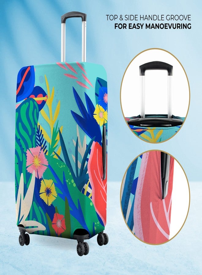 Nasher Miles Polyester Protective Luggage Cover Set of 2 (Medium-Large) - Underwater Design,Multicolor - Image 4